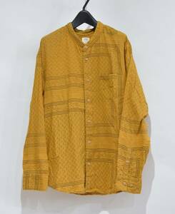 VISVIM ビズビム 20SS 0120105011005 KAFKA L/S BANDANA P.W.N.D. MUSTARD 長袖シャツ 1 Y-326470