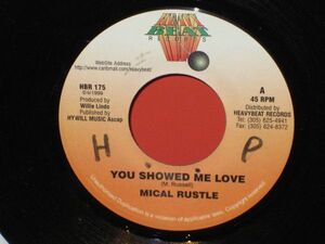 ジャマイカ7 Mical Rustle You Showed Me Love HBR175 Heavy Beat /00080