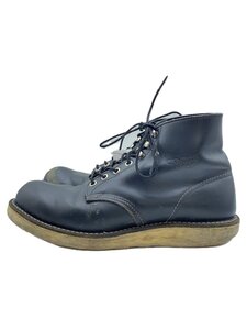 RED WING◆ブーツ/UK7/BLK/レザー/8165