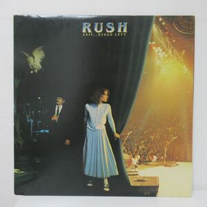 ROCK LP/US ORIG./見開きジャケット/2LP/MASTERDISK刻印/美盤/Rush - Exit...Stage Left/Ｂ-12627