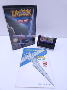 希少品 美品 MSX ROM スーパー レイドック ミッションストライカー SUPER LAYDOCK MISSION STRIKER T&ESOFT 箱説付 未テストレトロゲーム