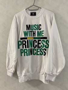 非売品 PRINCESS PRINCESS MUSIC WITH ME トレーナー フリーサイズ プリンセス プリンセス プリプリ 奥居香 中山加奈子 渡辺敦子 SONY