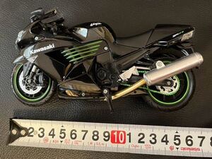 1/12スケール Kawasaki ninja ZX-14 ニンジャ 忍者 カワサキ 川崎 ブラック ZX14 ダイキャストバイク ミニカー オートバイ 完成品