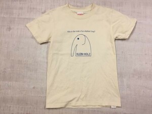 Klein Holz クラインホルツ ドイツ家具メーカー 企業もの United Athle製 半袖Tシャツ カットソー レディース XS ベージュ