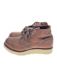 RED WING◆レースアップブーツ/US8/BRW/レザー/8166