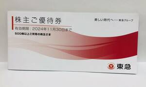 東急 株主優待券 冊子 有効期限2024.11.30まで 