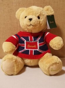 HAL ハロッズ Harrods ★ Union Jack ユニオンジャック UJ 30cmほど ぬいぐるみ ふわふわ 希少レア 新品未使用