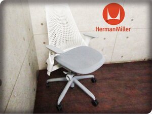 ■美品■Herman Miller/ハーマンミラー■高級■Sayl/セイルチェア■イヴ・ベアール■メッシュ/スタイリッシュ/デスクチェア/13万/smm9956m