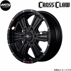 マルカ ホイール ナイトロパワー クロスクロウ GE スバル インプレッサ GDB MID 【17×7.0J 5-114.3 INSET40 セミグロスブラック】 1本単品