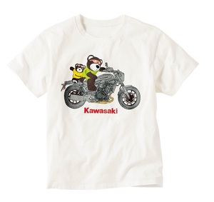 KAWASAKI カワサキ 純正 タンデムスターベアー Tシャツ ホワイト Lサイズ 管理P