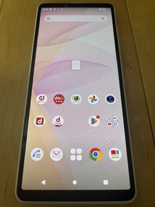 【美品】Docomo Xperia 10 III SO-52B ホワイト SIMフリー　残債なし-　36931