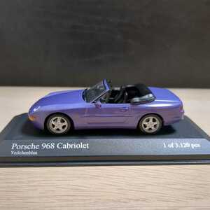 1/43 Porsche 968 Cabriolet 1994（ポルシェ 968 カブリオレ）Purple metallic（パープルメタリック） MINICHAMPS（ミニチャンプス）