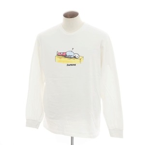 【中古】シュプリーム Supreme 2023年秋冬 Neil Blender Arrow L/S Tee コットン 長袖Ｔシャツ ホワイト【サイズL】