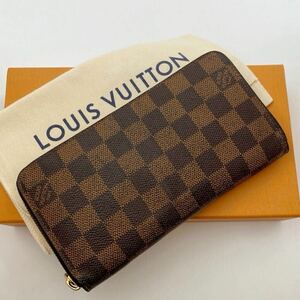 H 940【美品】ルイヴィトン　ダミエ　ジッピーウォレット　ラウンドファスナー　長財布　LOUIS VUITTON 男女兼用