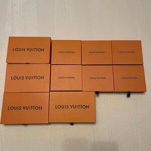 LOUIS VUITTON ルイヴィトン 空き箱 空箱 BOX 保存箱 LV ボックス 長財布入れ 小物 コンパクトウォレット まとめ 10個セット