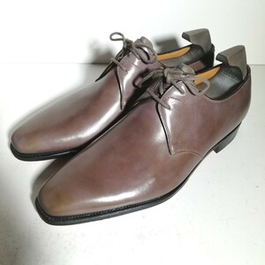 【新品同様・試着程度】 箱・袋・ツリー付き ★ジョンロブ John Lobb★ Willoughby ポールスミス プレーントゥ 7E 8000 革靴 シューズ