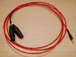 ★ BELDEN 88760 XLR2メス-ステレオミニプラグ3.5mm 変換ケーブル 1.5m Yケーブル 金メッキ NYS231BG NC3FXX-B ブランド-長さ変更可