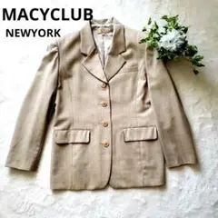 美品！MACY CLUB NEW YORK　 上着　毛100