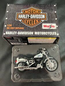 1/24 モーターサイクル ハーレーダビッドソン HARLEY-DAVIDSON 2002 FXDL Dyna Low Rider ダイナローライダー パールホワイト maisto