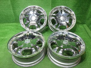 中古 18インチ 18×7.5J 4穴/5穴マルチ レーベンハート LD1 社外 アルミホイール 4本セット LOWENHART カスタム ドレスアップ