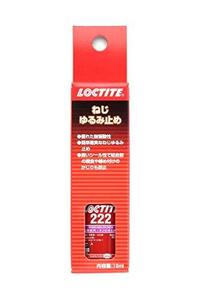 LOCTITE(ロックタイト) ねじゆるみ止め用接着剤 低強度 222 ボトルタイプ 1548565 HTRC3