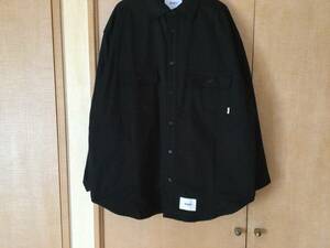 22AW WTAPS WCPO 02 COTTON TWILL BLACK サイズ3