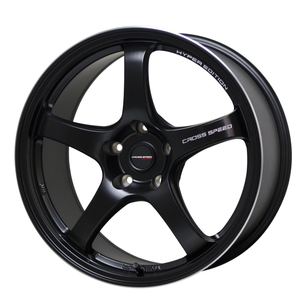 YOKOHAMA BluEarth-RV RV03 225/55R18 CROSS SPEED CR5 セミグロスブラック 18インチ 8.5J+50 5H-114.3 4本セット