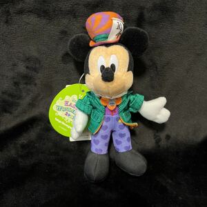 新品 ディズニー ぬいぐるみ ぬいば ぬいぐるみバッチ ミッキー イースター ディズニーランド マッドハッター Mickey Disney TDL 2012