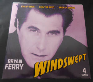 BRYAN FERRY フェリー / WINDSWEPT 英盤12インチ美盤