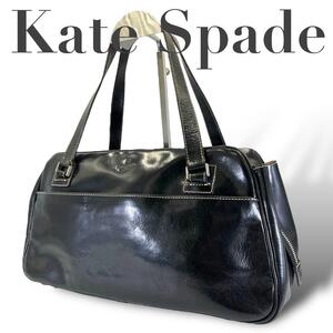 Kate Spade ケイトスペード ハンドバッグ 黒 スエード