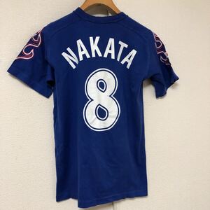 日本製サッカー日本代表96-97モデル中田英寿さんTシャツ　シングルステッチ