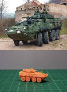 1/144 未組立 USA LAV-25 Armored Reconnaissance Vehicle (fine detail) Resin Kit (S2103)