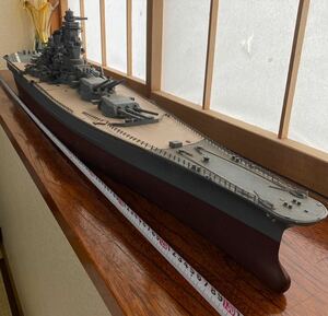 完成品 日本海軍 戦艦 武蔵 プラモデル 模型 ミリタリー 大型模型　宇宙戦艦大和　130cmタミヤ 完成品 