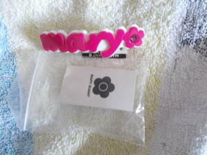 マリークワント MARY QUANT　ピンクバレッタ 髪留め未使用品　 即決