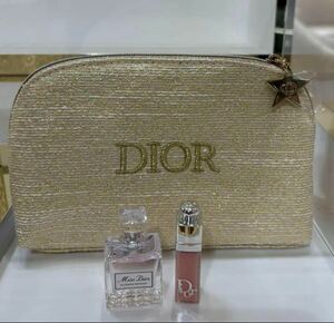 DIORホリデーコフレ ミニマキシマイザー　ポーチ　ノベルティ　2024