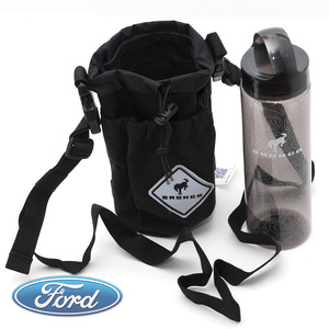 水筒＆バッグセット 限定品 フォード Ford Bronco Reflective Patch Water Bottle＆ Bag ブラック FD201994-BLCK USA モータースポーツ