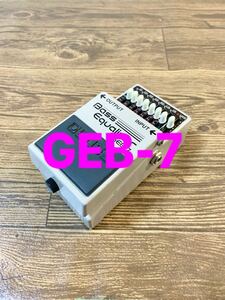 BOSS GEB-7 Bass Equalizer ボス ベース イコライザー