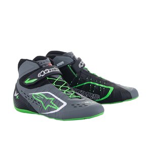 alpinestars(アルパインスターズ) カートシューズ TECH-1 KX V2 SHOES (サイズUSD： 7.5) 1116 BLACK DARK GRAY GREEN FLUO