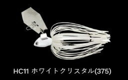 ノリーズ フラチャット HC11/ホワイトクリスタル(375) 18g-BH ルアー 疑似餌 バス 釣具 釣り フィッシング