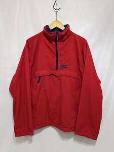 patagonia 80s パタゴニア アノラックジャケット プルオーバー ブルゾン 台湾製 三角タグ サイズ：M カラー：レッド