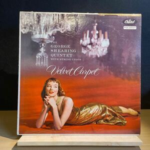 LP★US盤オリジナルMONO 虹ラベ GEORGE SHEARING / Velvet Carpet 美女ジャケ ジョージ・シアリング T 720