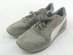 ◇ PUMA プーマ ST RUNNER V2 NL BG 365293-30 スニーカー シューズ サイズ24.5cm グレー系 メンズ P