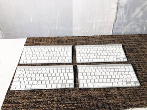 ジャンク扱い品 中古★4個セット！★Apple 純正ワイヤレスキーボード Wireless Keyboard【A1314】EFIL