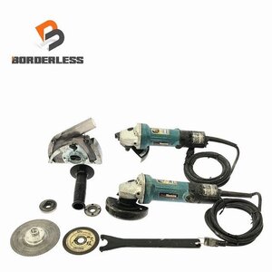 【送料無料☆彡2点セット※訳あり】makita マキタ 100V 125mm ディスクグラインダー 9535B 100mm 9533B 防じんカバー付 100983