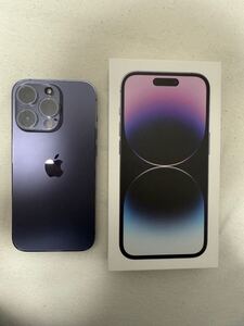 カナダ版美品 Apple iPhone 14 Pro 512GB パープル SIMフリー 