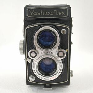 ジャンク　現状品　ヤシカ　二眼レフカメラ　YASHICAFLEX　80mm　F3.5　ケース　YASHICA　◆3111/藤枝インター店