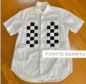 COMME des GARCONS GANRYU 格子デザインシャツ