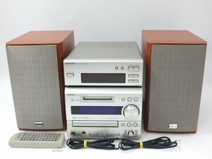 【z27412】ONKYO オンキョーCD MDコンポ FR-X7A スピーカー D-SX7 グラフィックイコライザー EQ-205 動作確認済み 格安スタート