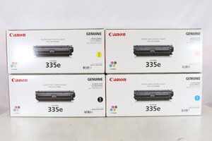 未使用 Canon カートリッジ 335e CRG-335e ブラック/イエロー/シアン/マゼンタ 4色セット キャノン 24120101