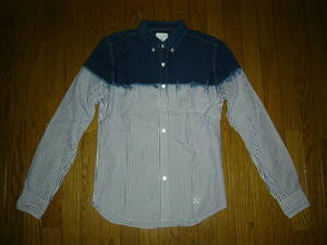 uniform experiment ユニフォームエクスペリメント ストライプシャツ 1 L/S SPRAY TIGHT B.D SHIRT タイダイ SOPHNET. ソフネット